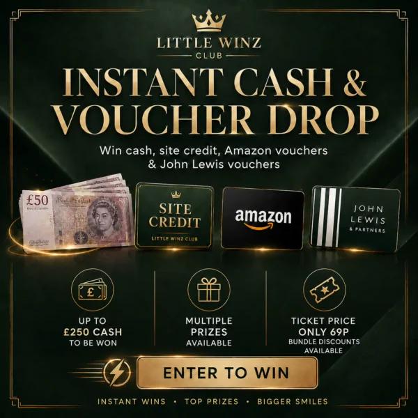 Get your LittleWin - Instant Cash & Voucher Drop 1/17 chance!