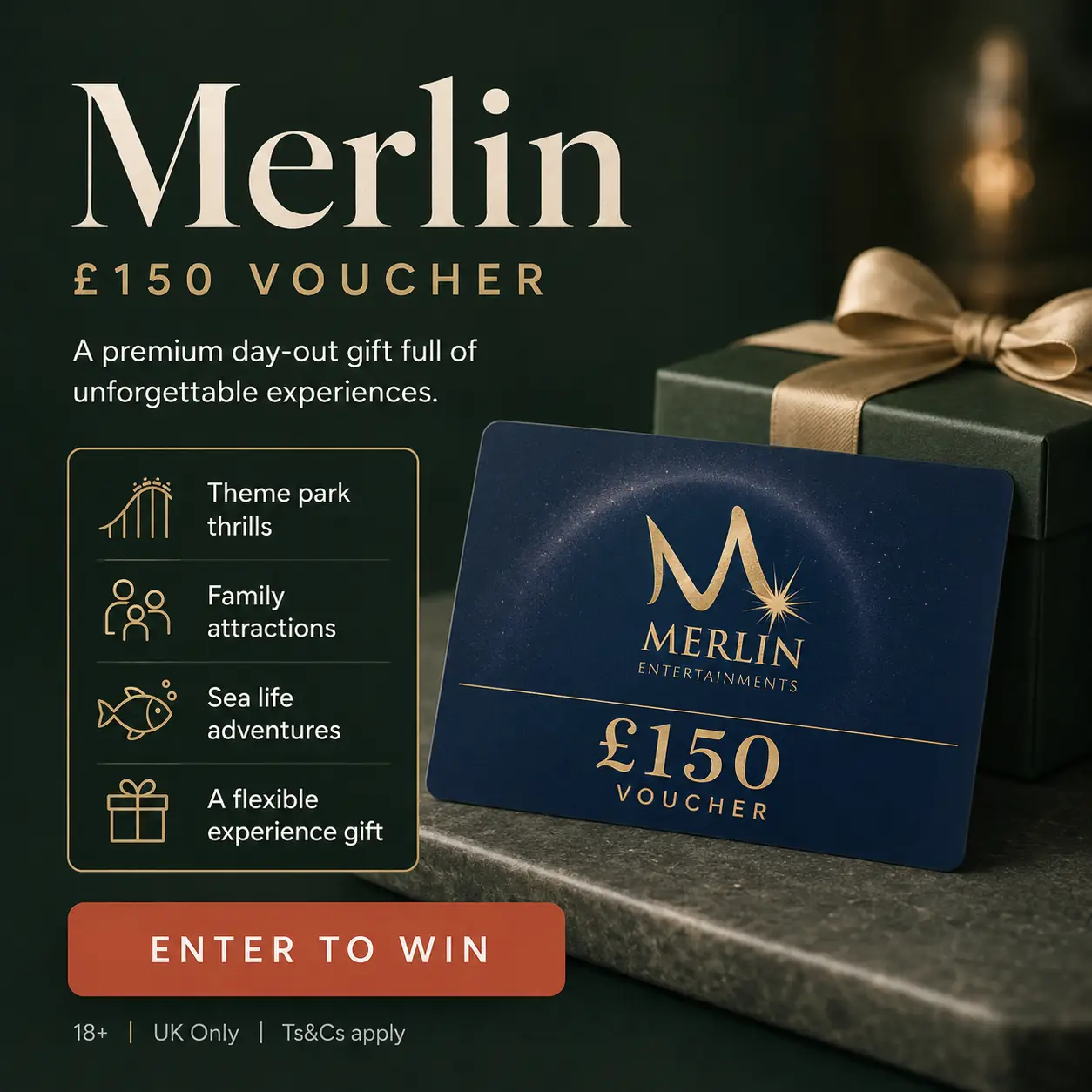Win a £150 Merlin Voucher